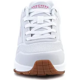 SKECHERS Uno - Stand on Air Weiß/Hot Rosa 36