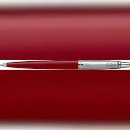 Parker Kugelschreiber Originals C.C. rot/silber, Schreibfarbe: blau,