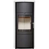 Hark Dauerbrand-Kaminofen Keno ECOplus Schwarz Keramik Cremeweiß 7kW Aut. EEK:A+