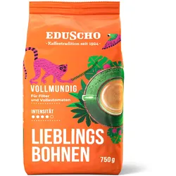 Eduscho Lieblingsbohnen Vollmundig - 750 g Ganze Bohne - Intensität: 4/5