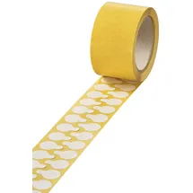 Veloflex Folien-Verschlussetiketten 15 x 15 mm transparent 1000 St.