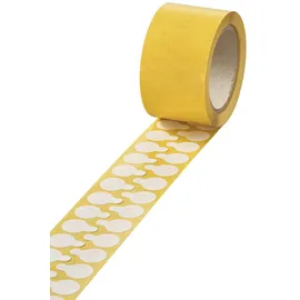 Veloflex Folien-Verschlussetiketten 15 x 15 mm transparent 1000 St.