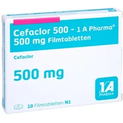 Cefaclor 500-1a Pharma Filmtabletten 10 St