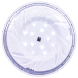 vidaXL Unterwasser-LED-Poollampe mit Fernbedienung Weiß