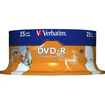 Verbatim DVD-R 4,7GB 16x bedruckbar 25er Spindel