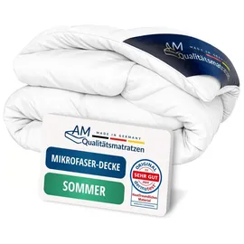DormiGood AM Qualitätsmatratzen | Premium Mikrofaserdecken | Sommer | 135x200 cm | 135x200 | Decke aus 100% atmungsaktiver Microfaser