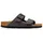 Birkenstock Arizona Birko-Flor Velvet Gray/Black Buckles 44