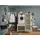 laundreezy LDSK4 Waschmaschinenschrank 117,5 x 162 x 67,5 cm Weiß Holzwerkstoff