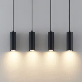 LINDBY Maniva 4-flg. 60 cm rechteckig schwarz