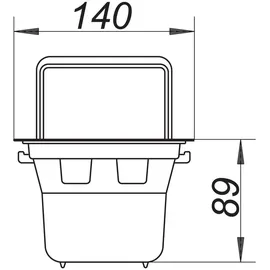 Dallmer Schlammeimer zu Kellerablauf 71 714961