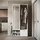 P & B Dino Garderobe 90x190x33 cm weiß