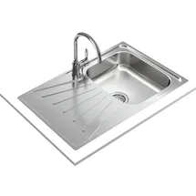 Teka Starbright 45 E-xp 1c 1e Rev Spüle mit Abtropffläche, - Grey - One Size