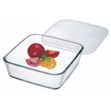 Simax Glas Frischhaltedose mit Deckel 2er Set transparent