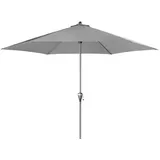 Doppler Marktschirm Ø 320 cm hellgrau