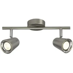 BRILLIANT Spotrohr »Nifty «, Metall, silberfarben, LED