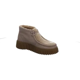 CLARKS Torhill Moss Schuhe Mokassin beige Fell 26182914 für Damen, beige, Größe 41 EU