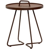 Cane-Line On-the-move small Beistelltisch Century Bistrotisch Ø 44 x 54 cm mocca