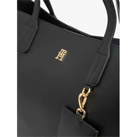 Tommy Hilfiger TH Icon Shopper Polyurethan Black