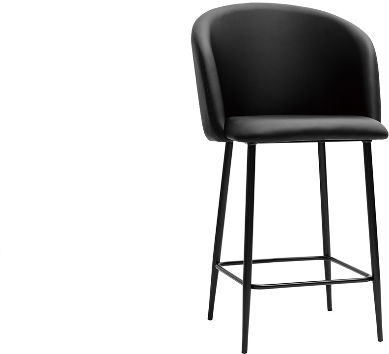 Tabouret de bar design noirs H68 cm VANITY