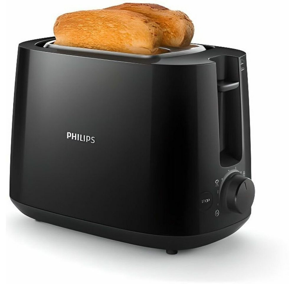 Philips Toaster Toaster Philips HD258190 Schwarz 2 Scheiben schwarz