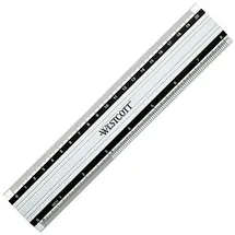 Westcott Lineal 20,0 cm, silber