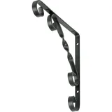 Vormann Schmiedeeiserne Konsolen 20,7 x 20,7 x 0,0 cm schwarz