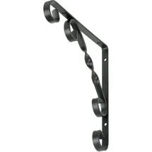 Vormann Schmiedeeiserne Konsolen 20,7 x 20,7 x 0,0 cm schwarz