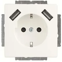 Busch-Jaeger USB-Steckdose 2x 2 St. Weiß