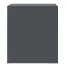 vidaXL Nachttisch Anthrazit 34,5x39x44 cm Stahl