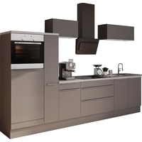 OPTIFIT Küchenzeile »Aken«, ohne E-Geräte, Breite 330 cm, grau