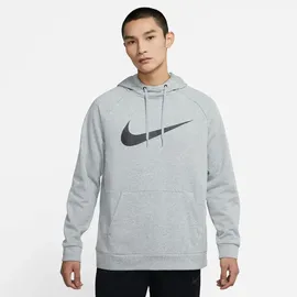 Nike Dri-FIT Trainings-Hoodie Herren dk grey heather/black S