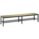 C+P Sitzbank Umkleidebank für Feuchträume, Feuchtraumgeeignet, da verzinkt und einbrennbeschichtet