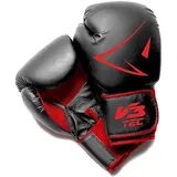 V3Tec Club Pro Boxhandschuhe schwarz/rot 10