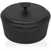 vidaXL Kochtopf 26,5 cm rund