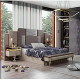 JV Möbel Schlafzimmer Komplettset Designer Schlafzimmermöbel Set Komplettangebot 3tlg.