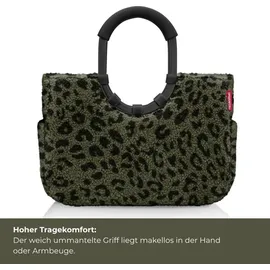 Reisenthel Loopshopper M teddy leo olive 40 x 26 x 20 cm