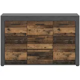 VCM Sideboard Jam 125 x 80 x 35 cm Anthrazit