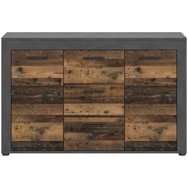 VCM Sideboard Jam 125 x 80 x 35 cm Anthrazit