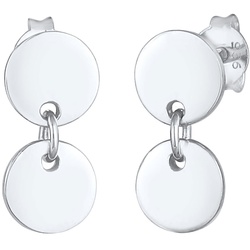 Elli Ohrhänger Stecker Plättchen Boho Look 925 Silber Damen 