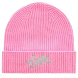 Zwilling Zwillingsherz Kaschmir-Beanie in pink