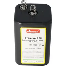 NISSEN Premium 800 4R25 9000 mAh 4 St.