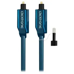 ClickTronic Opto-cable set - Digitales Audio-Kabelkit (optisch)
