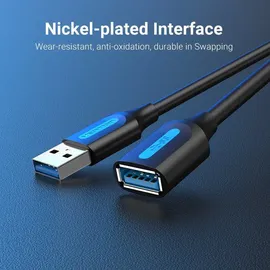 Vention USB-A auf USB-A 0,5 m Schwarz