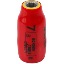WeTec Sechskant-Steckschlüssel-Einsatz 3/8" 7 mm