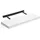 Songmics Wandboard 60 x 20 x 3,8 cm Weiß