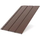 Kunststoffpaneele Braun RAL8017 Holzoptik Wandpaneele Deckenpaneele Wandverkleidung Unterdachverkleidung Dachkastenverkleidung Unterdachpaneele (Farbmuster/Materialmuster)