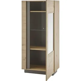 Home Affaire Wohnwand HOME AFFAIRE "CLAiR Kombi 22", braun (eiche artisan), B:340cm H:194cm T:40cm, Kastenmöbel-Sets, Wohnwand