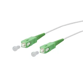 BTR Netcom METZ CONNECT OpDAT Patchkabel SC-S APC/SC-S APC OS2, weiß 10,0m