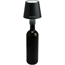 Innoliving dimmbare LED-Flaschenlampe Schwarz INN-290B