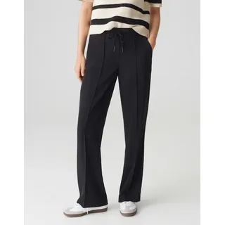 Opus Damen Jogpants | Jogpants MELANE French Wide mit Komfortbund Black, 34 - 34W